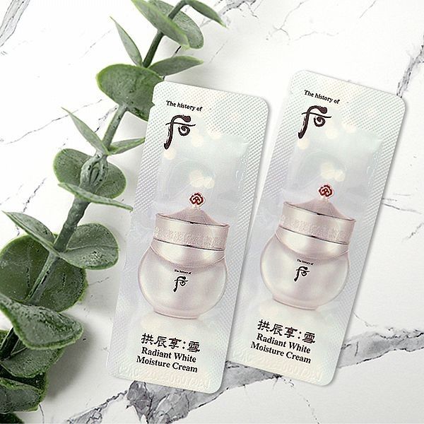 Whoo后 拱辰享雪淨透亮采水凝霜(1ml) 120包