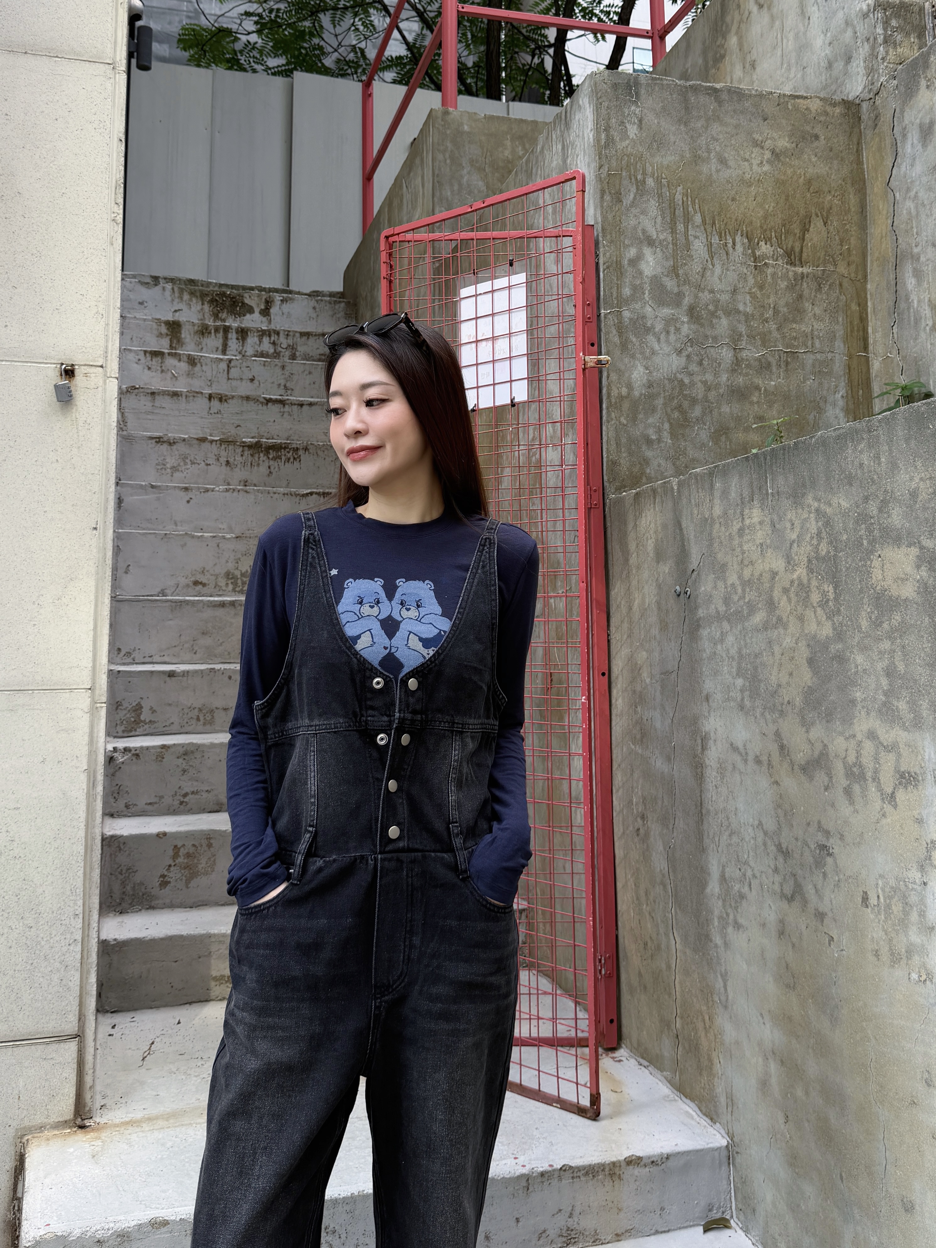 慵懶感 ! Denim Jumpsuit