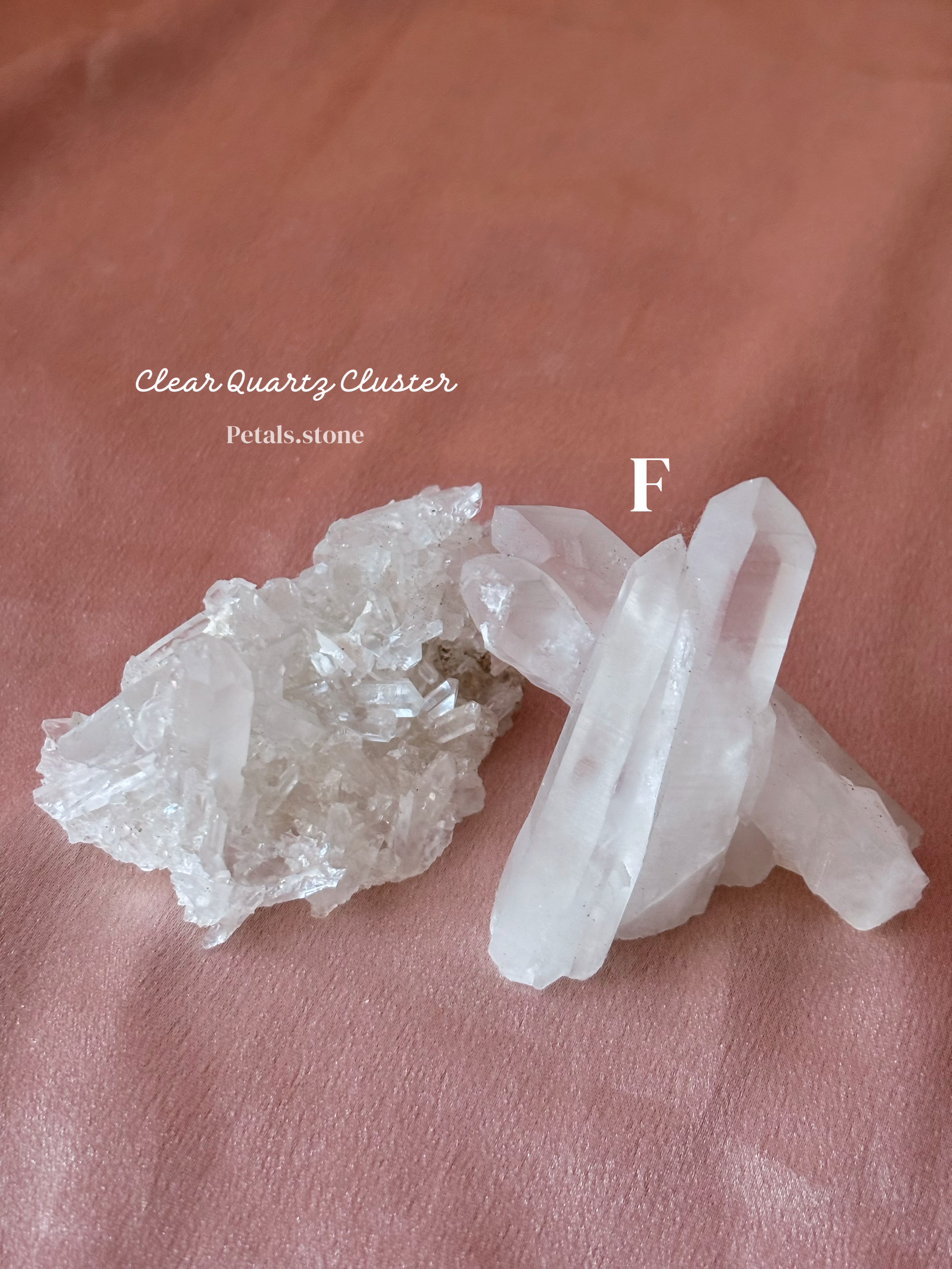 🤍Clear Quartz Cluster | 精緻白晶簇📎