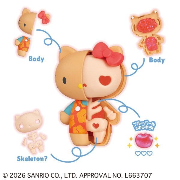 (行版) MegaHouse 解體拼圖 幻想系列 三麗鷗 熱情夏日 Kaitai Puzzle Fantasy Sanrio Characters Tropical Cherry Mix (原盒4盒) (1套4款) 