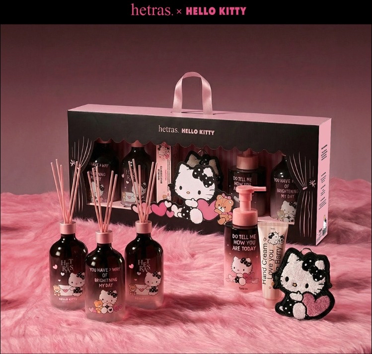 Hetras x Hello Kitty 黑色限量版香氛禮盒