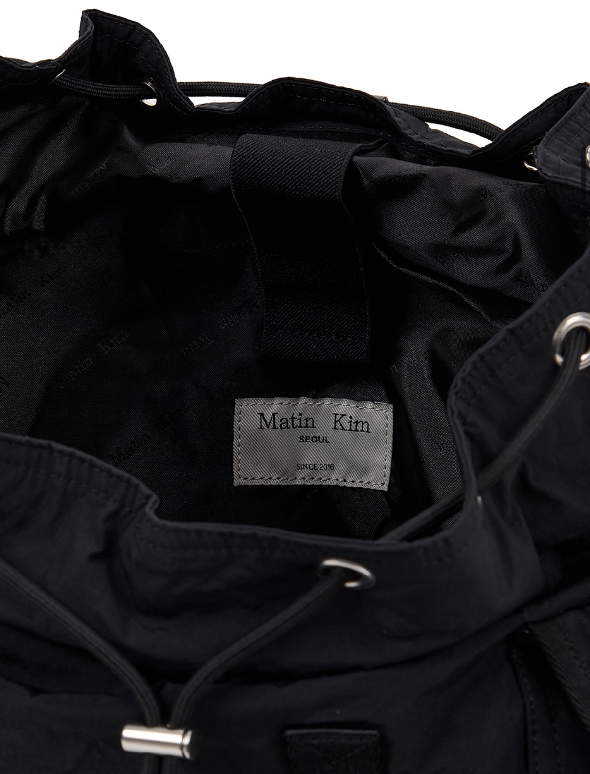 MATIN KIM特價場 POCKET UTILITY LARGE BACK PACK IN BLACK
