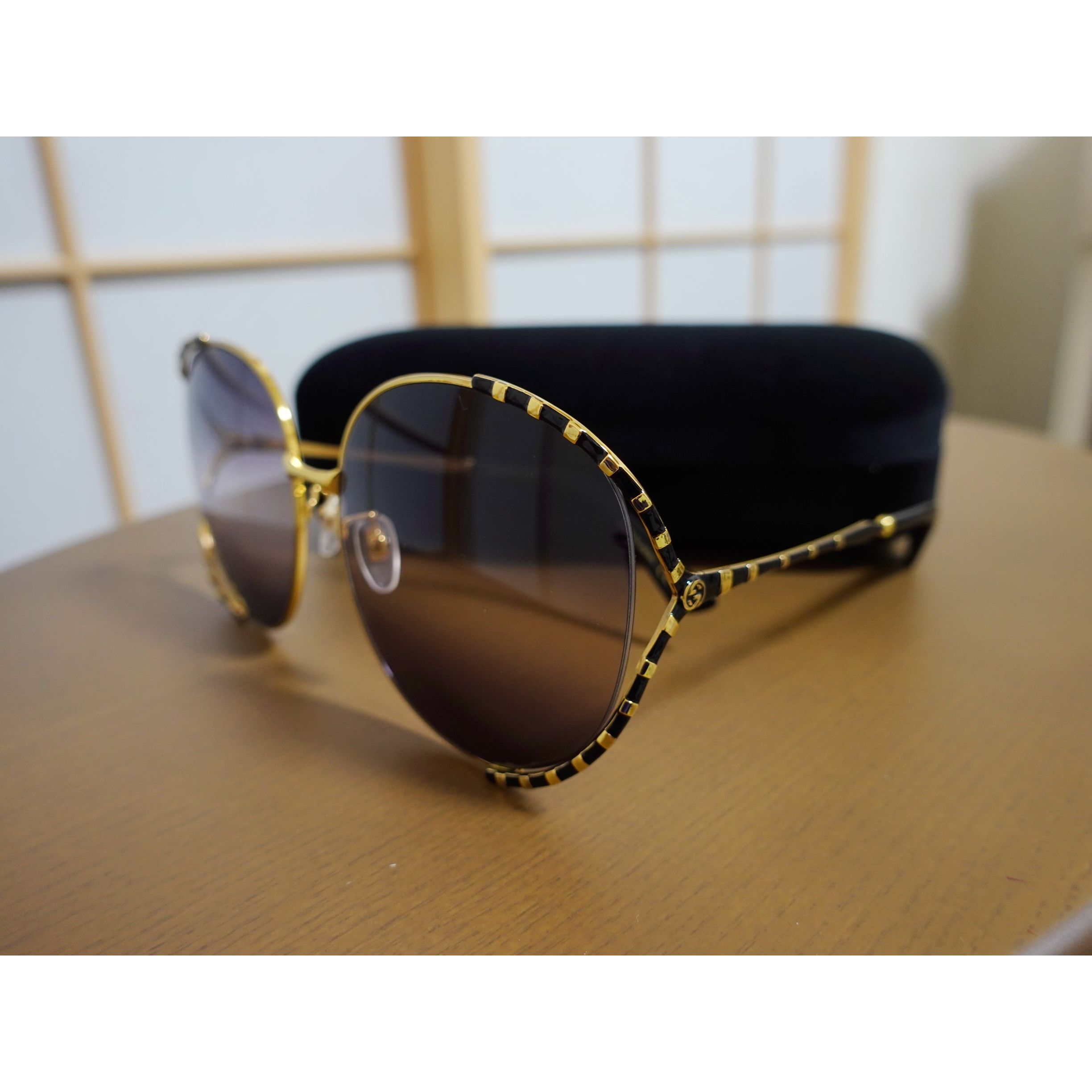 💕 Made in Japan 🇯🇵Gucci sunglasses B (full set 有盒、Gucci 眼鏡布及眼鏡袋) 💕