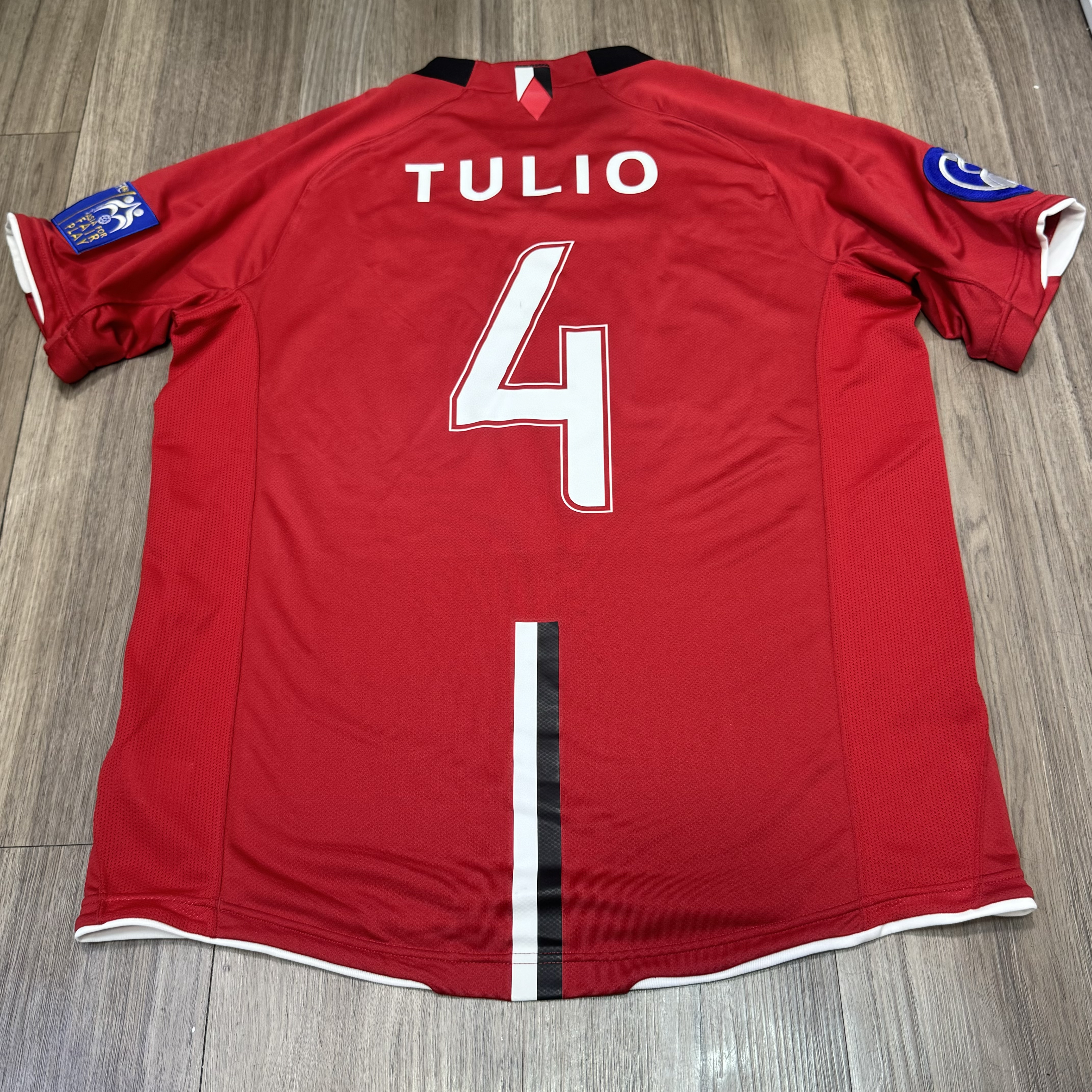 Urawa Reds 2008 ACL home shirt #4 Tulio 