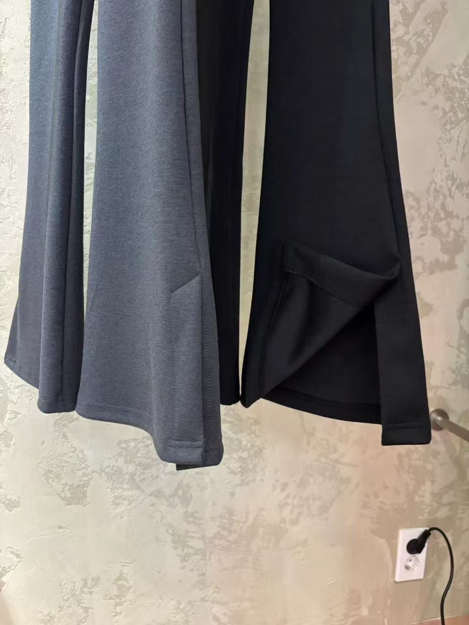 懶人皇牌開衩闊褲