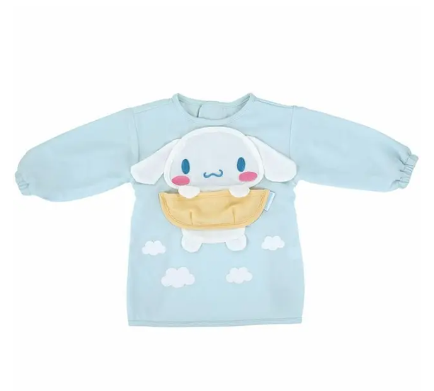 Skater Cinnamoroll 小童連手袖圍裙 衣圍裙 長袖飯兜 小童連手袖圍兜護衣 平行進口