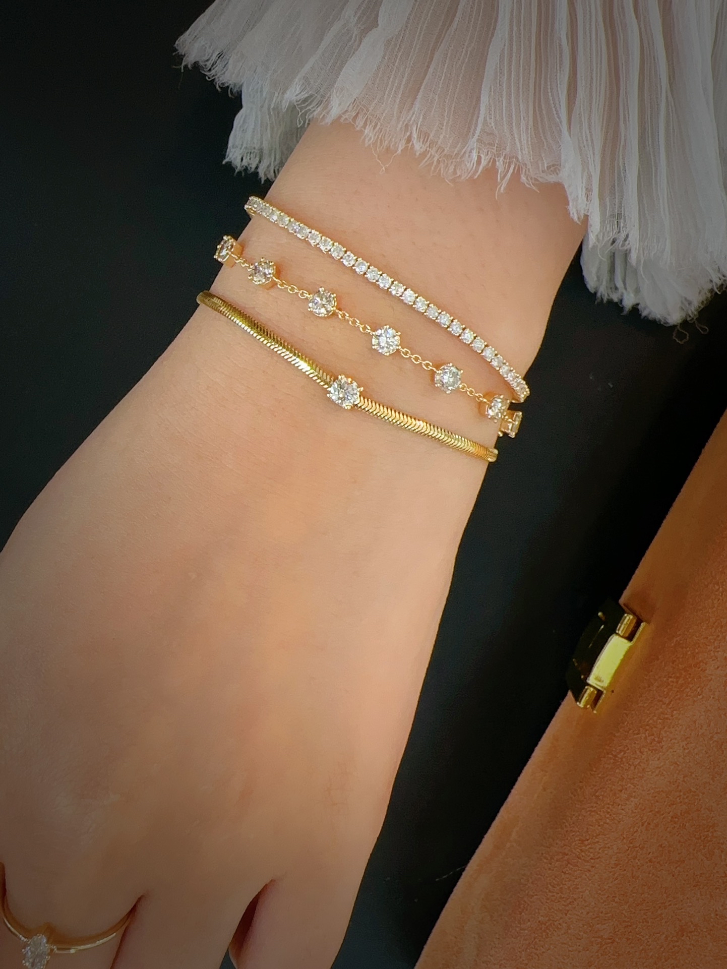 鑽石蛇骨手鏈 N080568