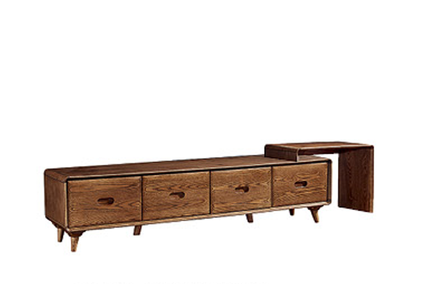 實木伸縮電視櫃 65