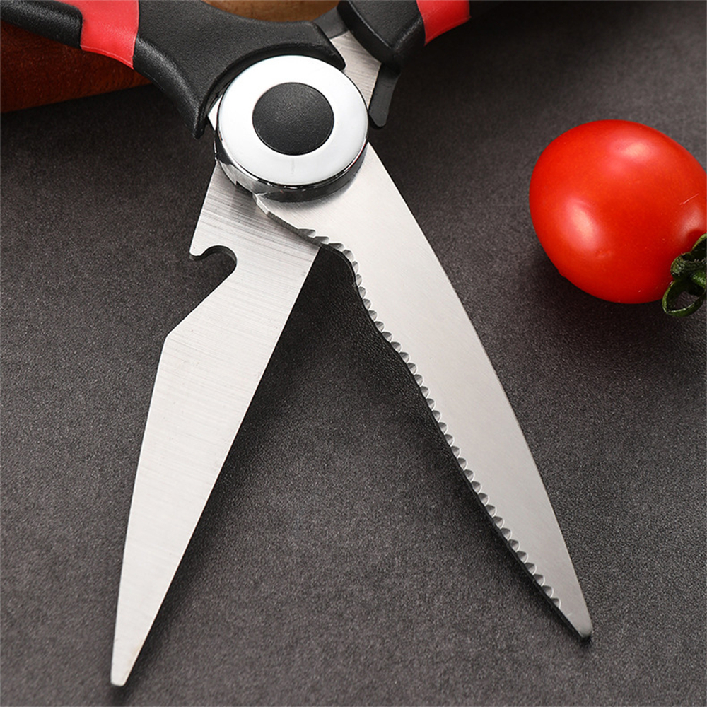 不鏽鋼廚房剪刀 2.5紅黑 UA0535