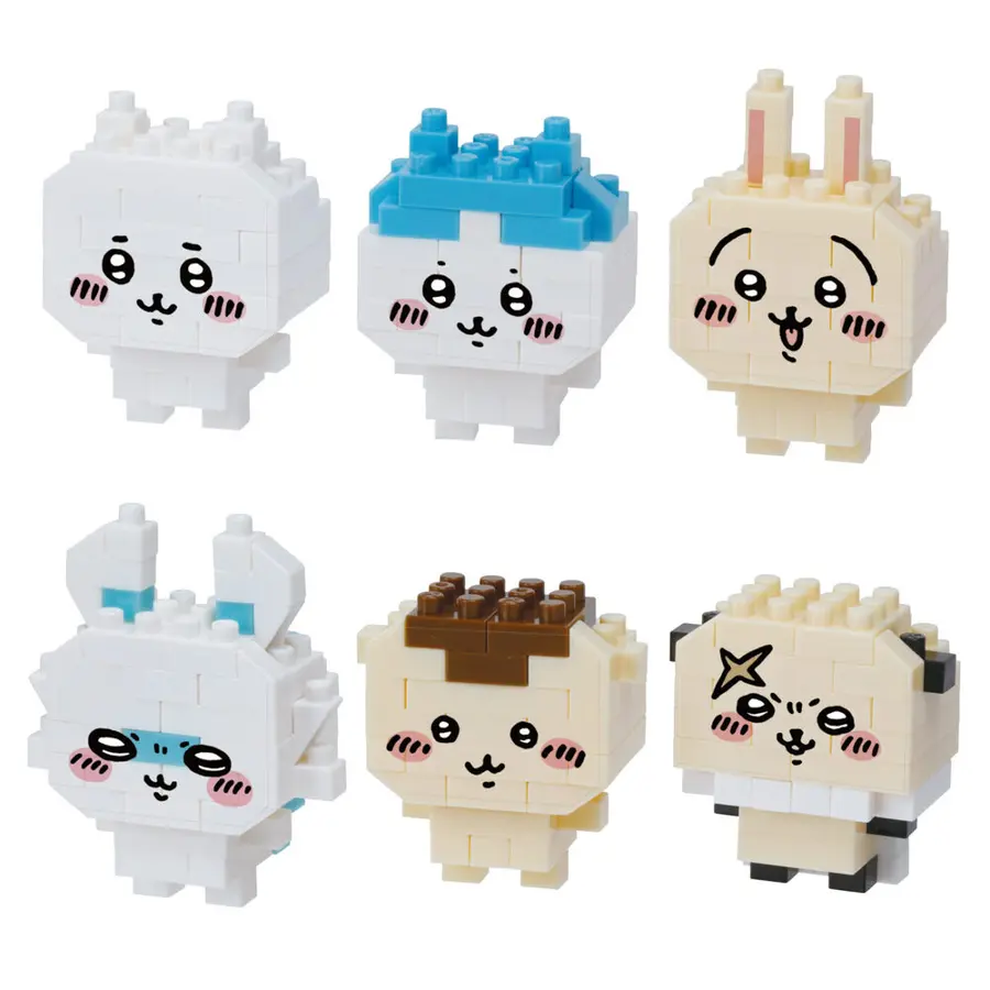 📦訂購 台灣代購 KAWADA Chiikawa 吉伊卡哇 nanoblock 迷你積木 套裝(全6種)