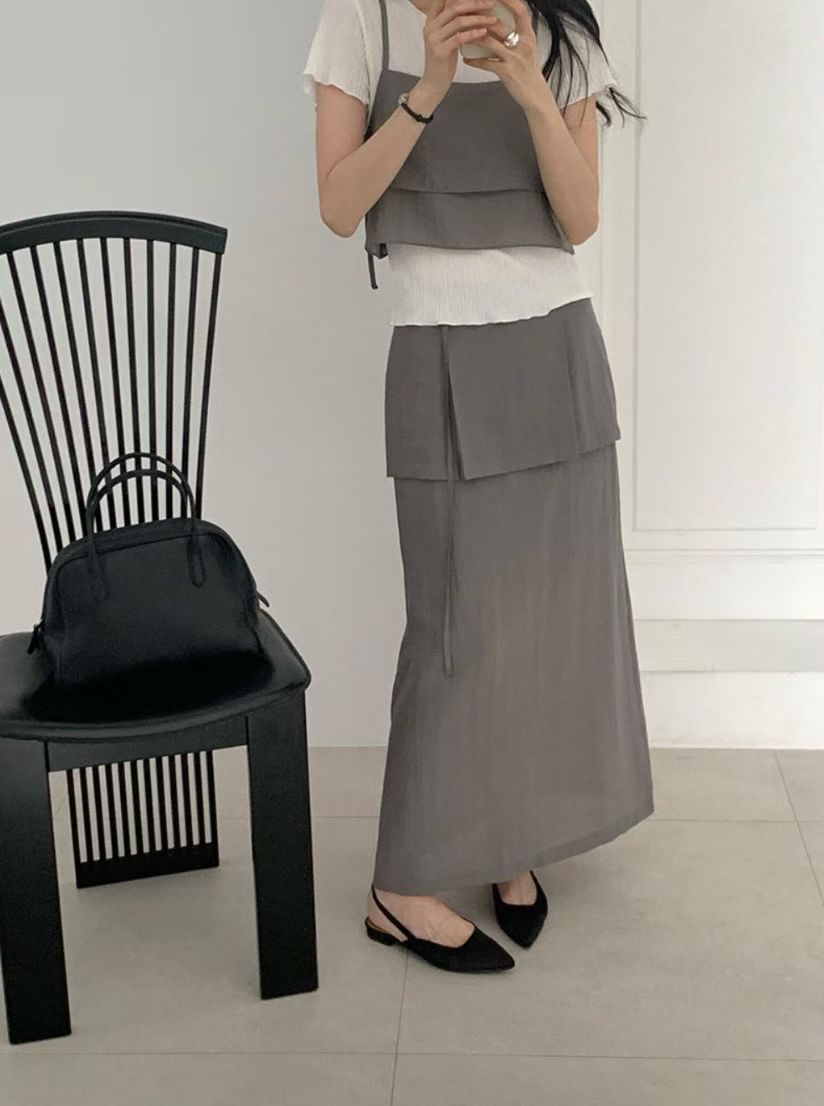 🇰🇷韓國女裝 | sleeveless skirt set