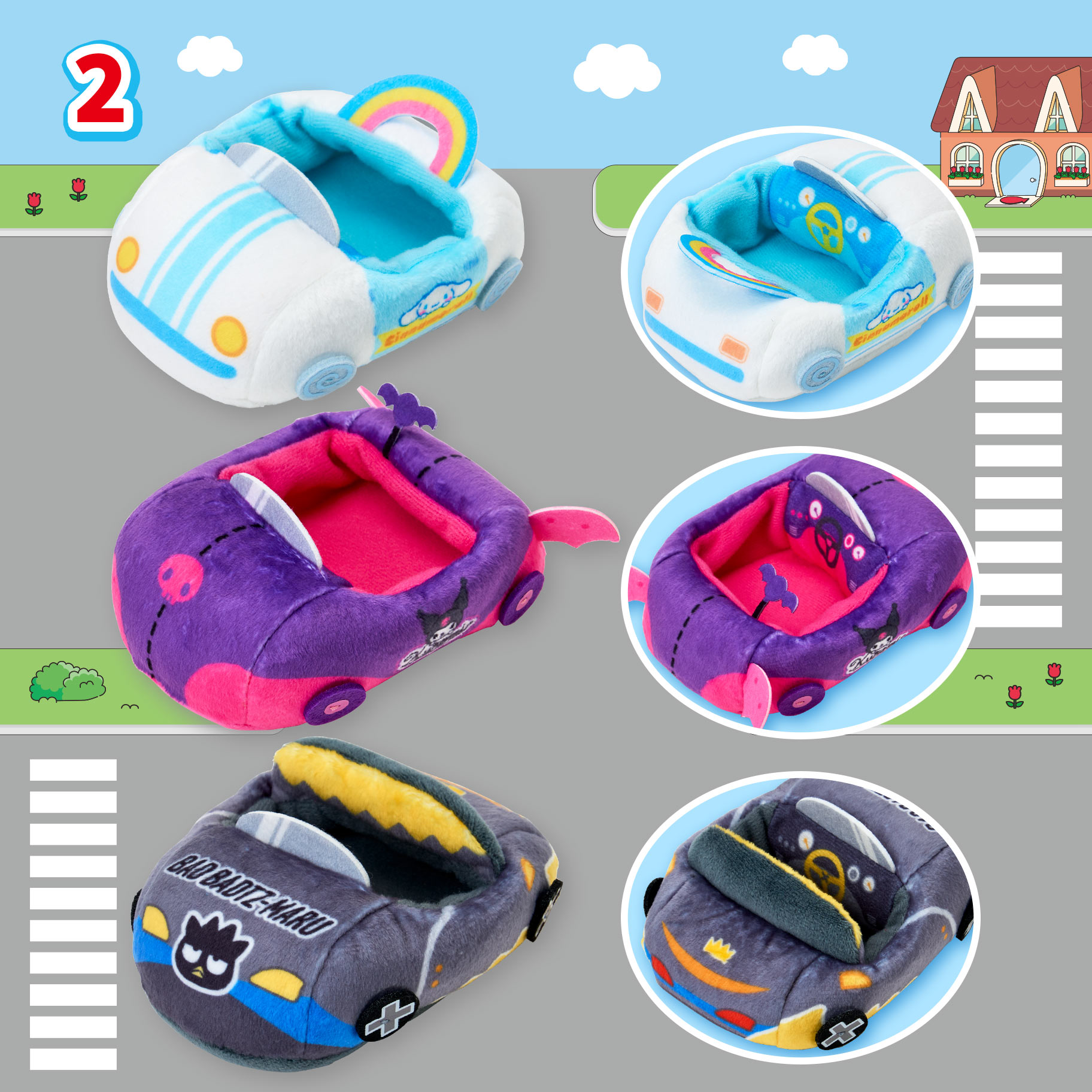 日本預訂📍日本Sanrio可愛賽車造型系列 - 公仔/車仔 15/4日本開售