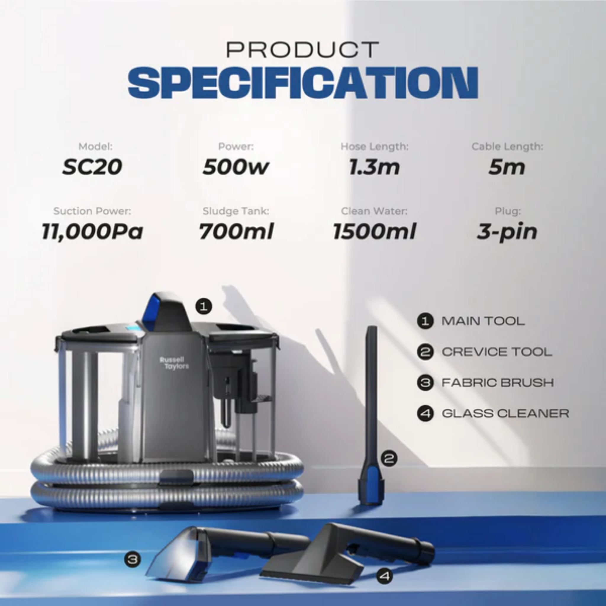 Russell Taylors Multi-Surface Spot Cleaner (SC20)