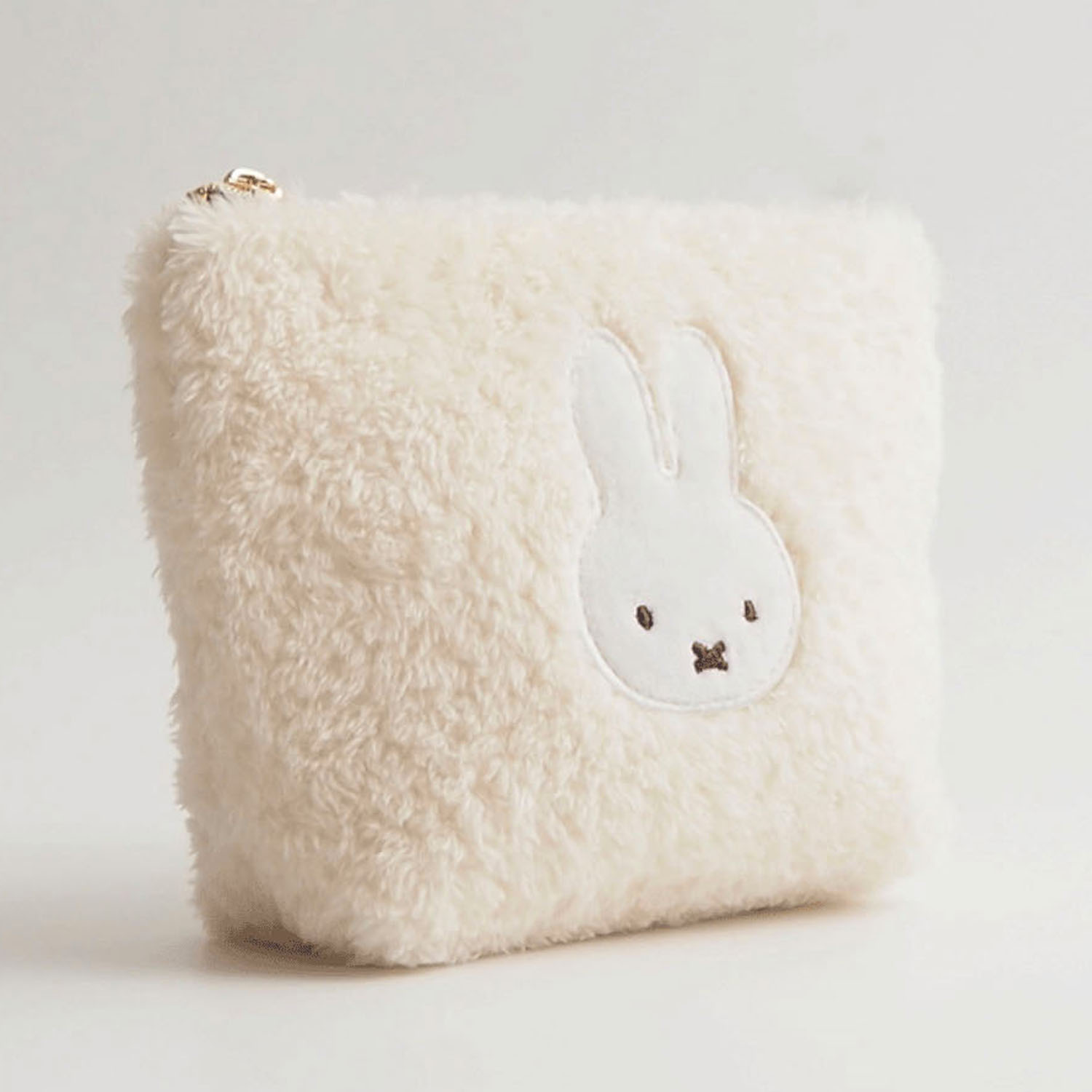 Miffy - 毛絨小物包 (米白色大頭款)