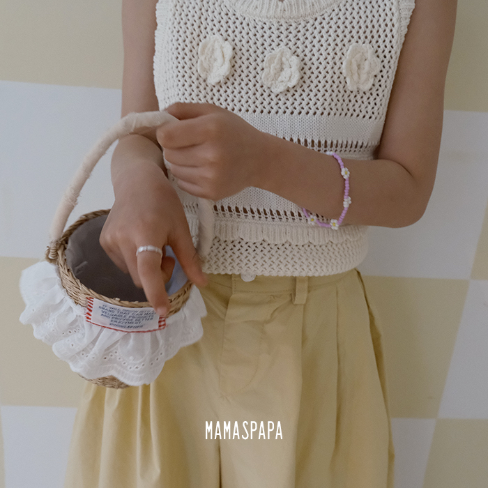 MMSPP | Knit Flower vest (M100-115)