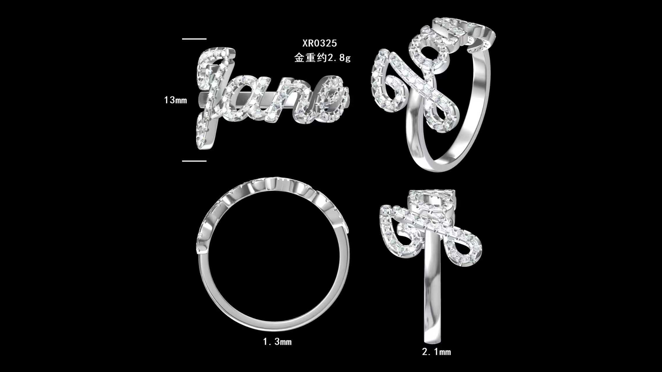 18k Diamond Ring 