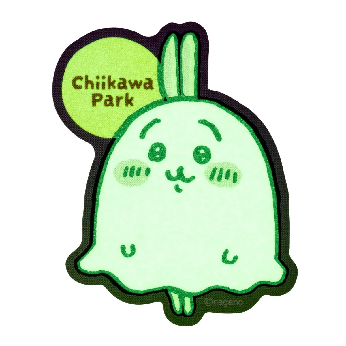 🎀【預訂】Chiikawa Park Halloween 2026 夜光貼紙 - Usagi
