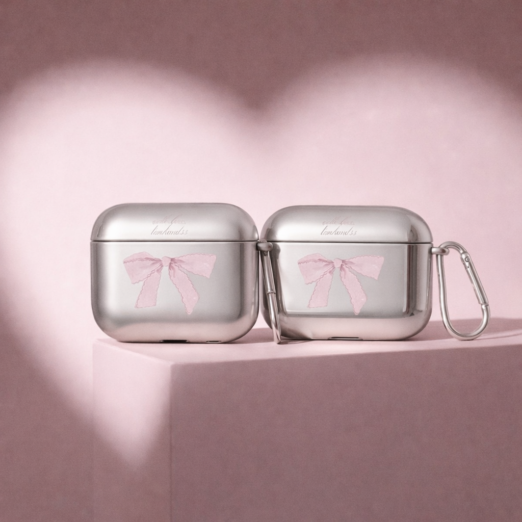 【The French Candy Floss *PINK*】亮面/啞面電鍍AirPods Case