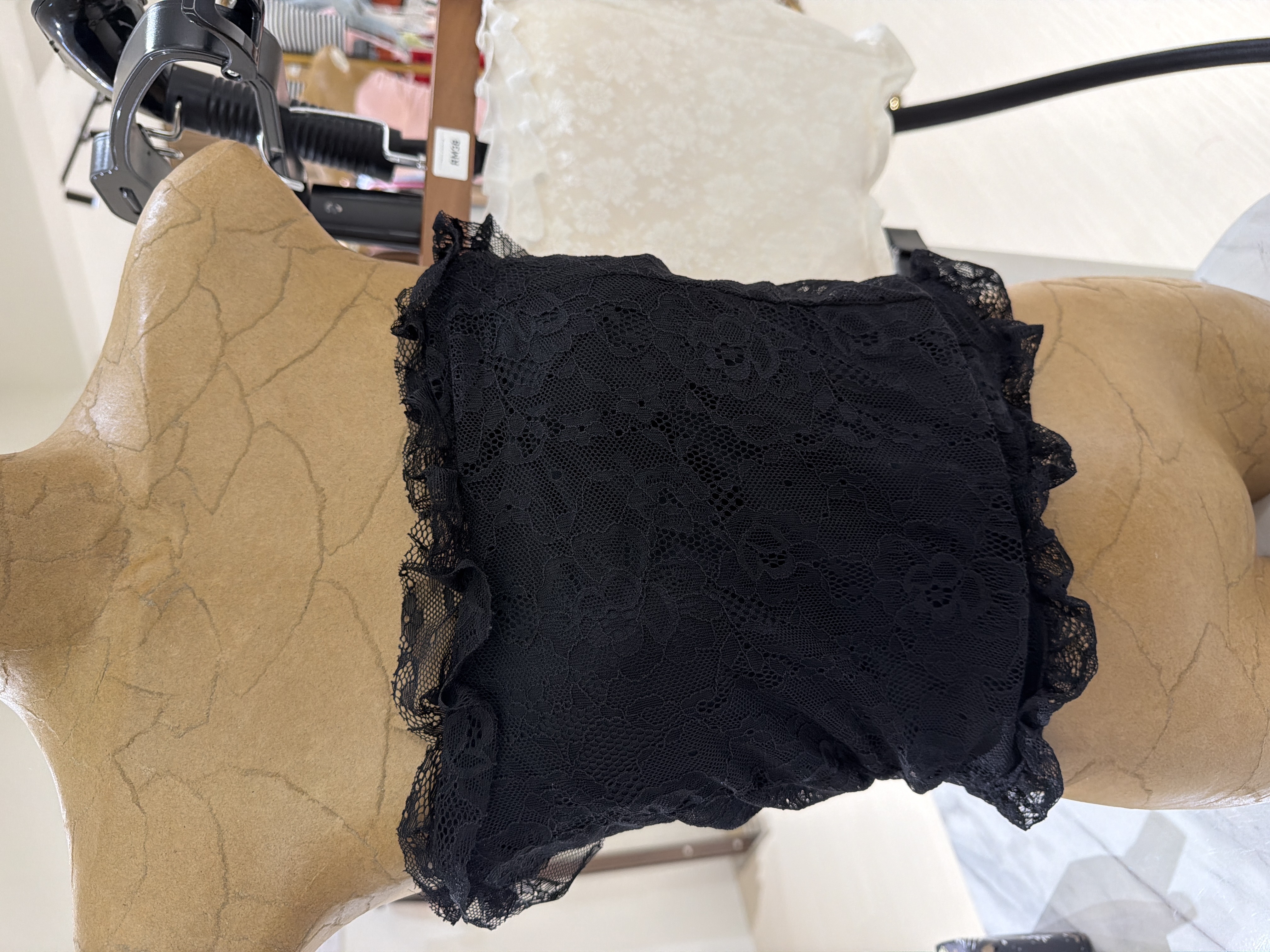 蕾絲緊身胸衣（有胸贴）