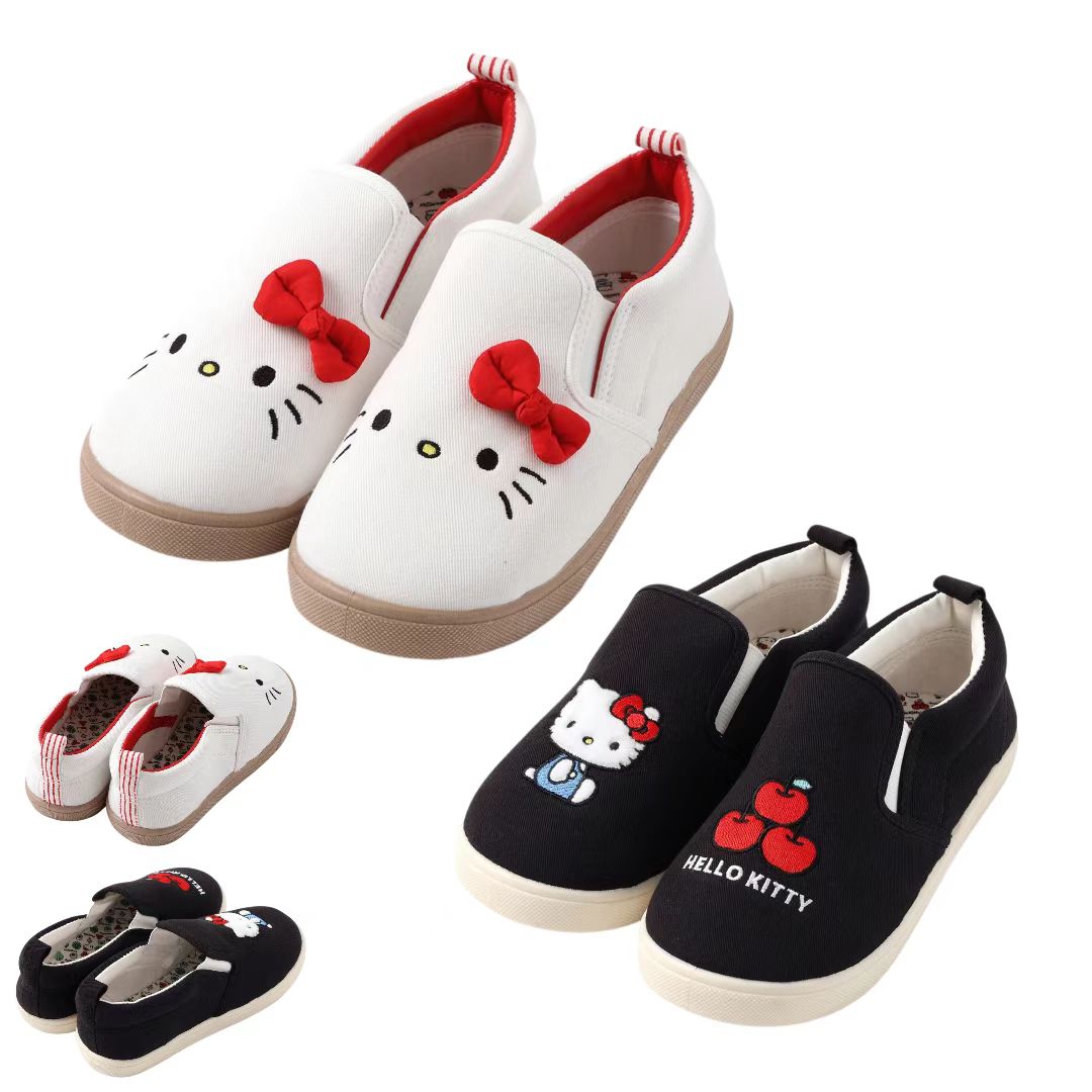 日本直送 Breeze & Hello Kitty 女童帆布鞋  16cm & 18 cm