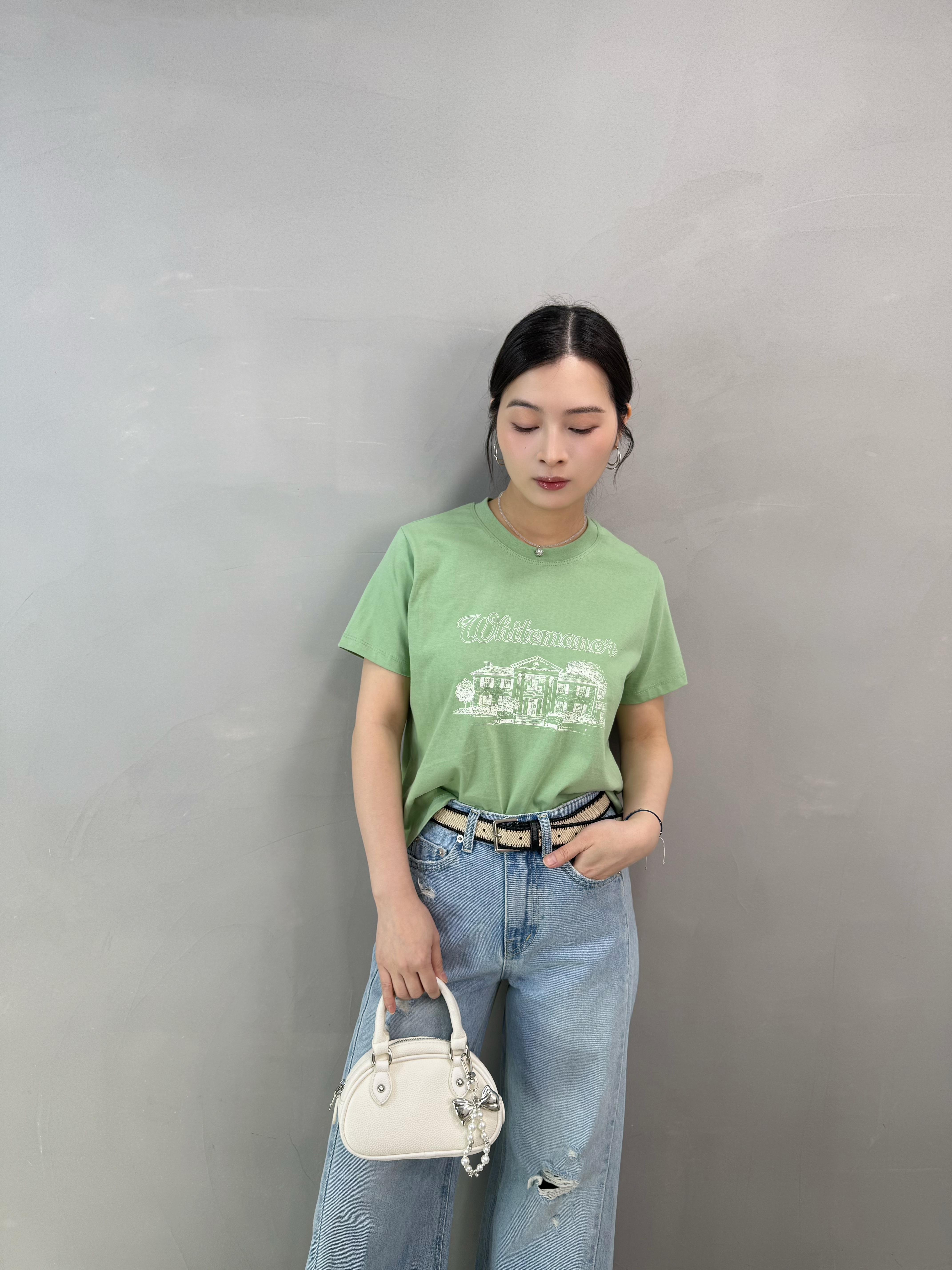 S63 屋仔print短Tee
