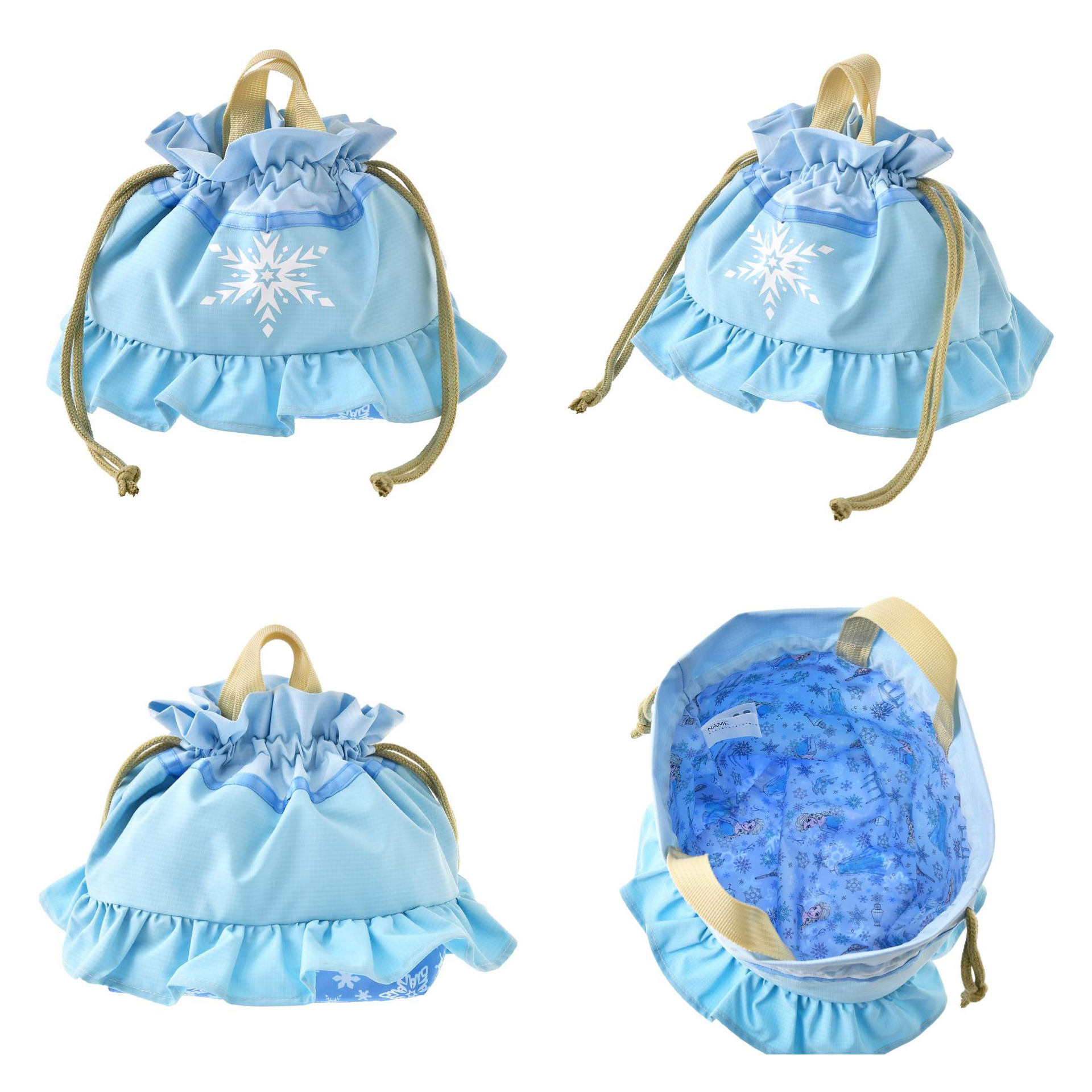 日本預訂📍日本迪士尼Back to School系列 - 長髮公主/Frozen手提索繩袋(小朋友用) 27/1日本開售