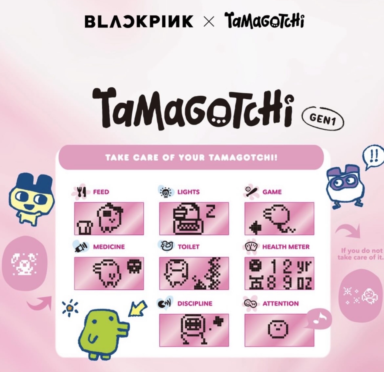 🇰🇷BLACKPINK x BANDAI TAMAGOTCHI 電子寵物機