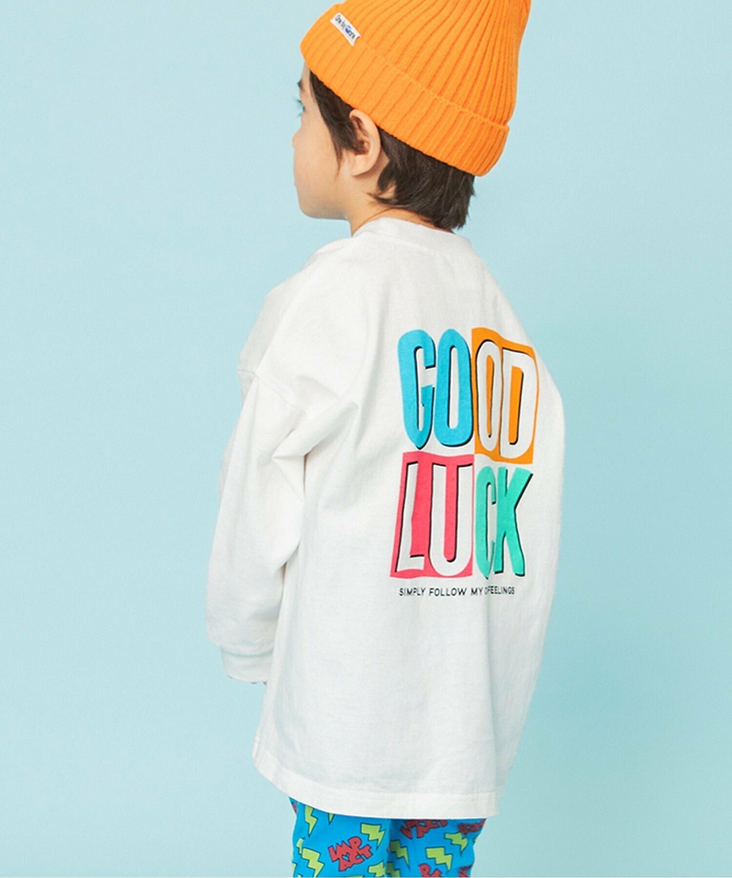 🆕【⭐訂購⭐】🇯🇵日本直送 🌀Back Box「GOOD LUCK」印花刺繡Logo長袖T恤［2款選］ 🌀 [ELBA-0093][260310]