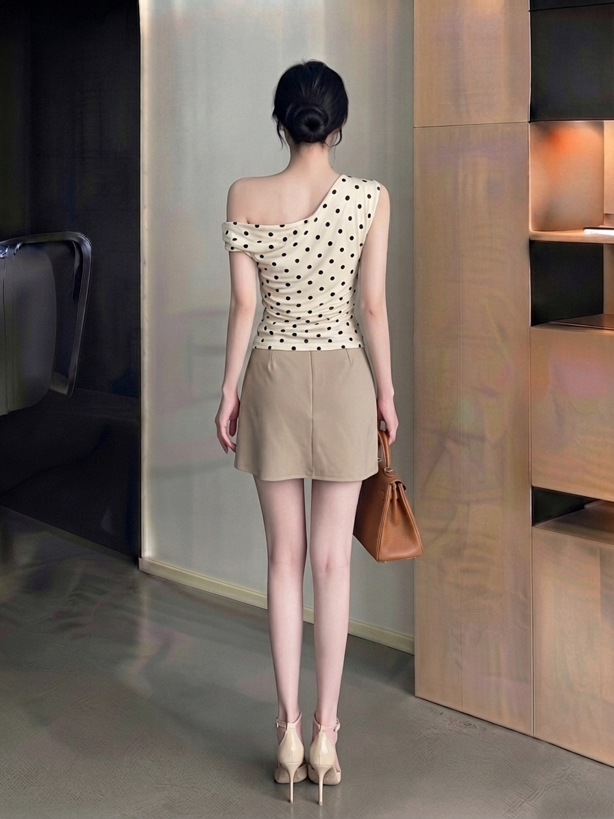 Polka Dot Skirt Set M242