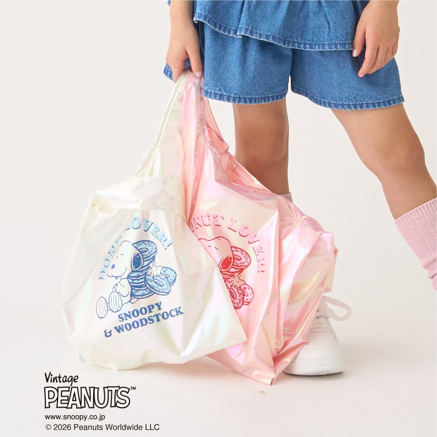 🆕【⭐訂購⭐】🌀🇯🇵 日本直送 #Peanuts #Snoopy 復古版 輕便型格漆面 tote bag  [3款選] 🌀 [ELFD-0125]