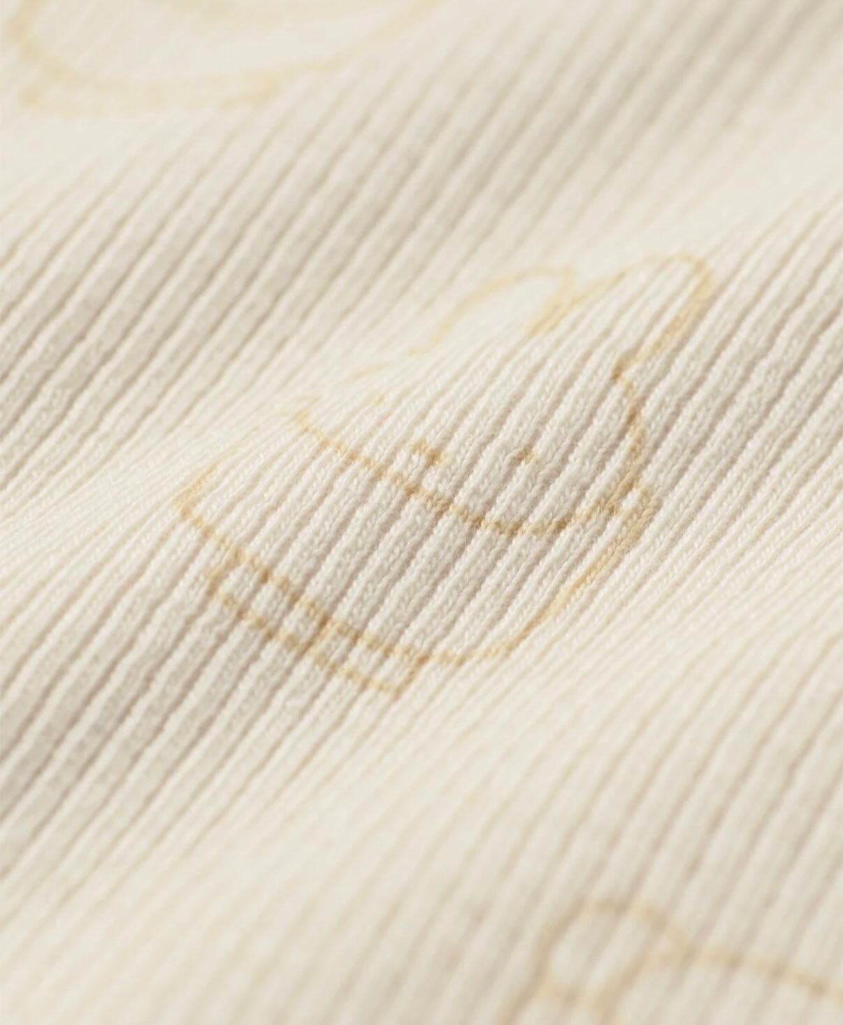 Miffy newborn baby long sleeves top (ecru repeated miffy)