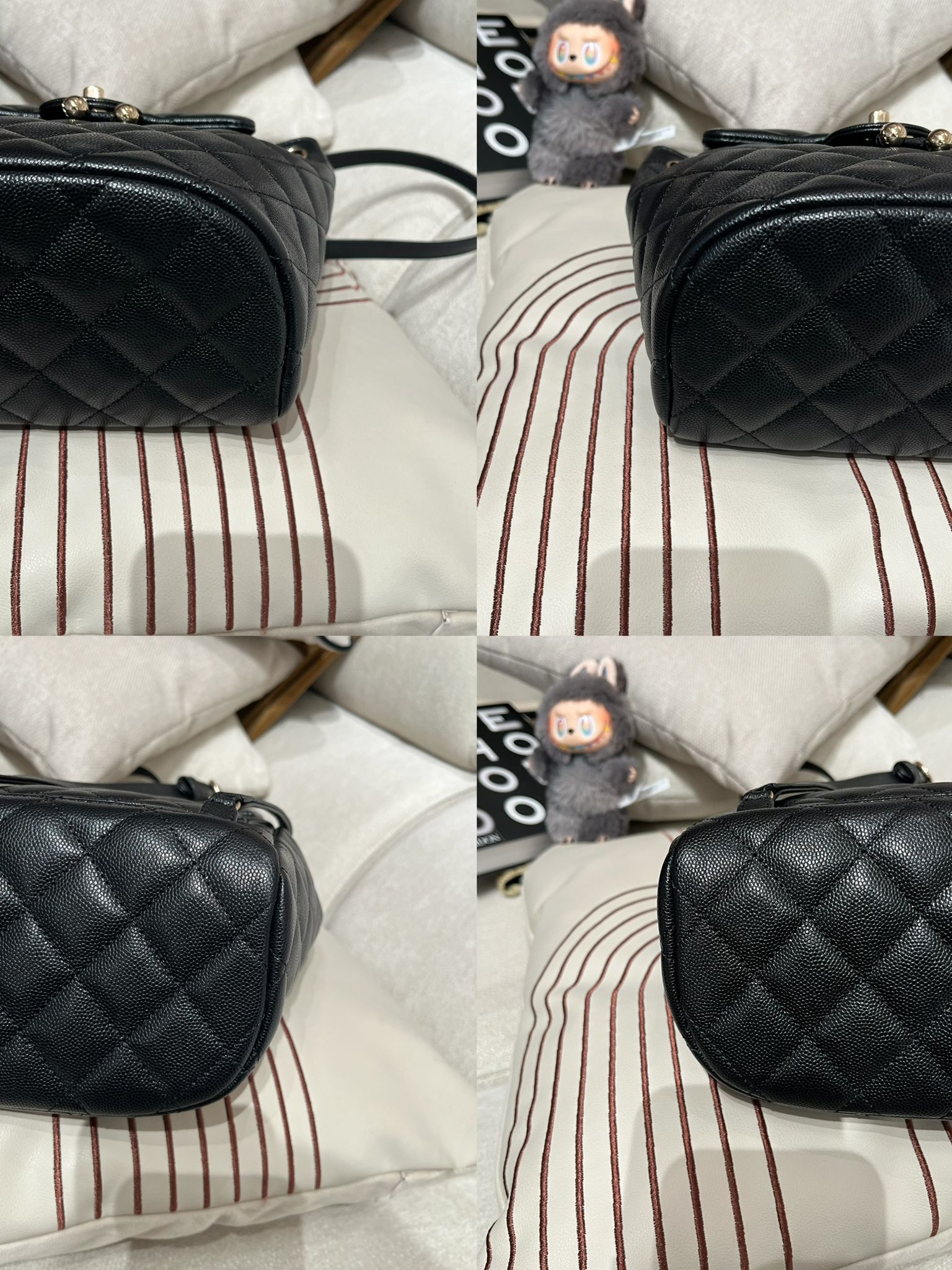 全新 Chanel classic backpack 荔枝牛皮黑色金扣 100%Authentic ,全新未使用品 ✅晶片✅dust bag✅盒 