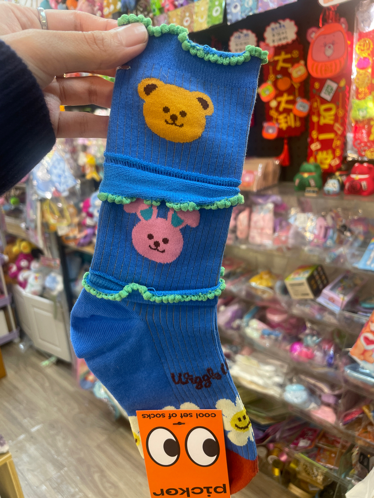 可愛卡通動物造型襪子