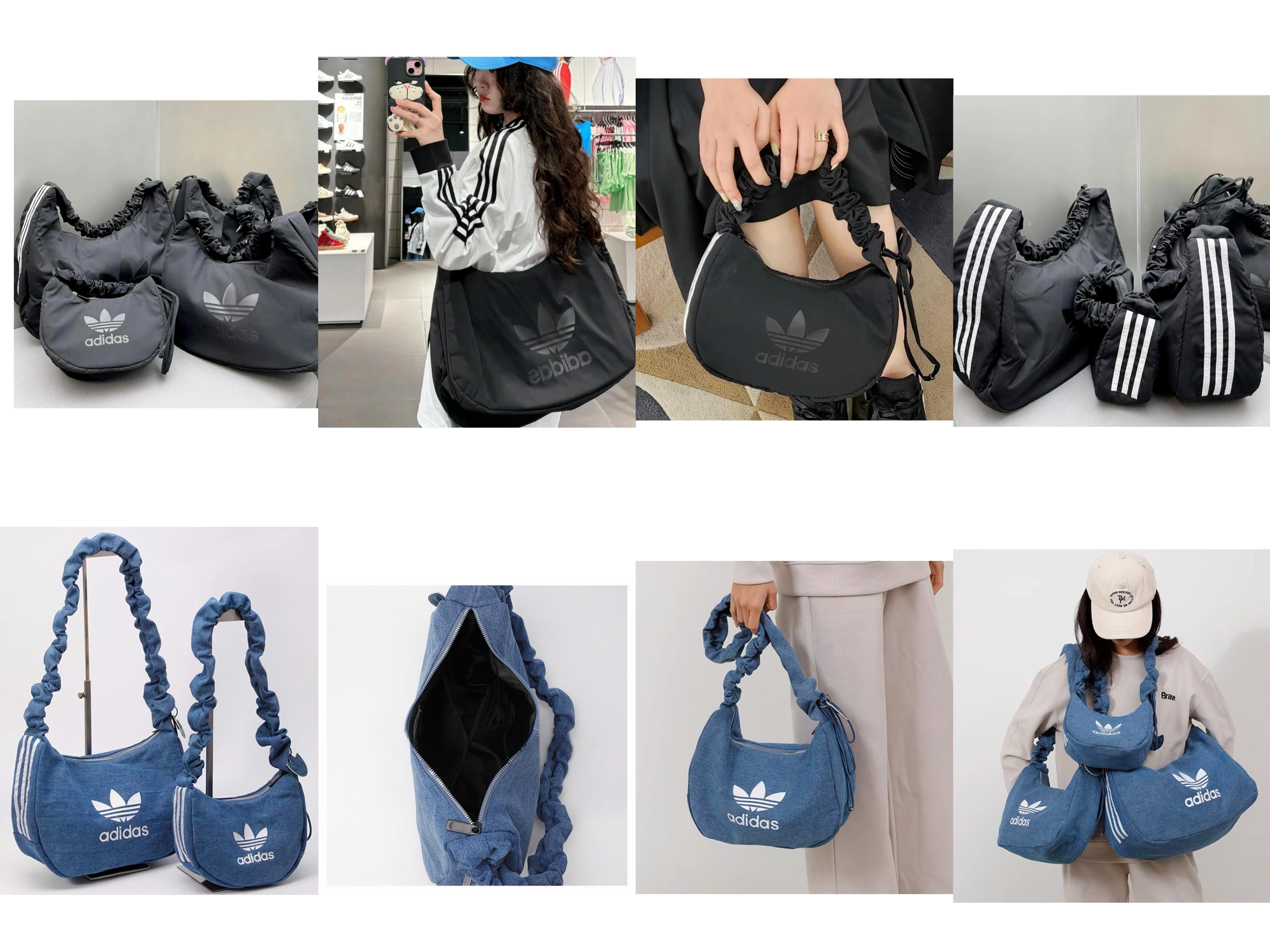 2隻起各減$ 10。Adidas Originals皺摺雲朵包