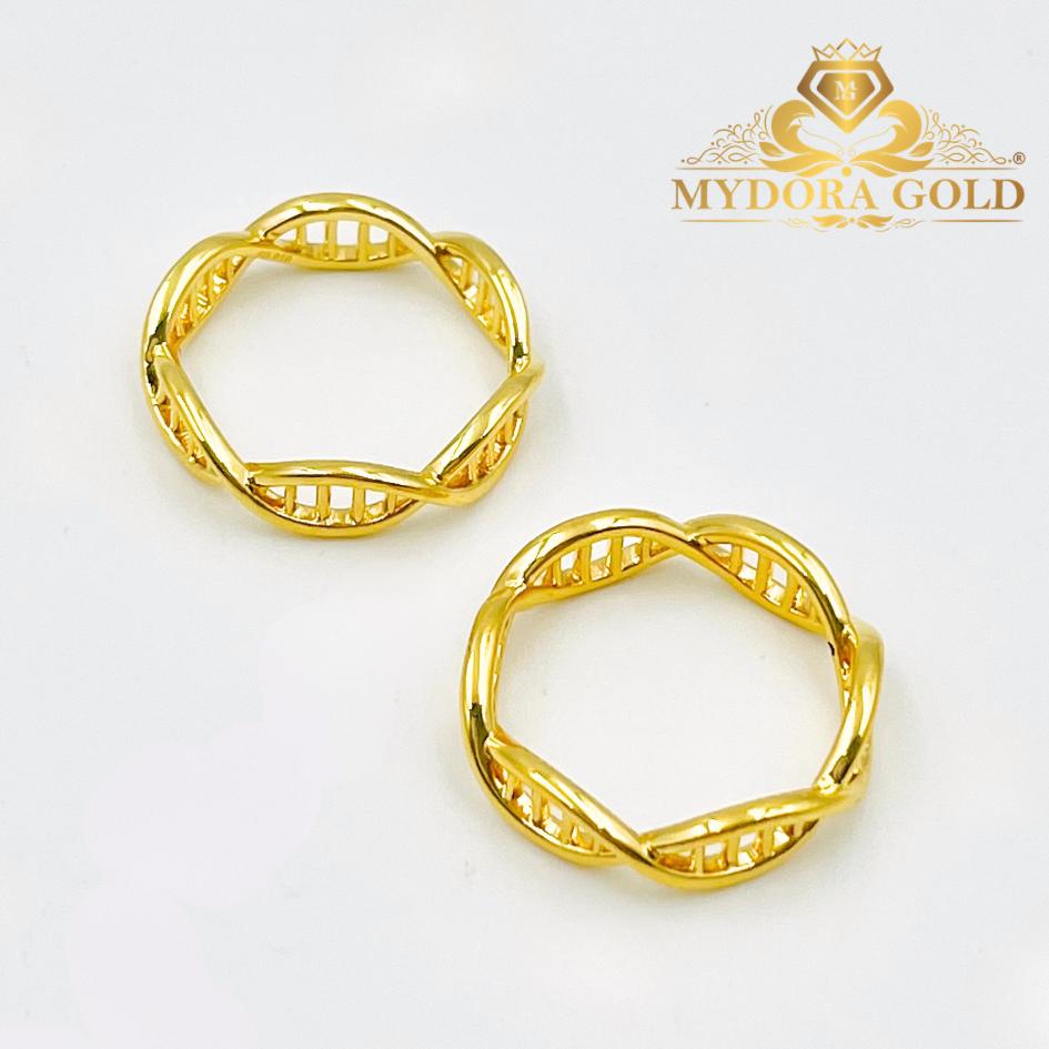 MYDORA Cincin DNA Full Gold 5G | Emas 916/22k