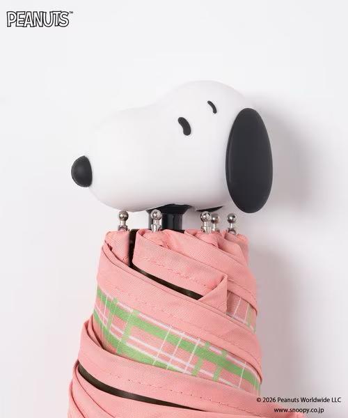 日本LOWRYS FARM聯名 日本🇯🇵限定  Snoopy 史努比 x LOWRYS FARM 聯乘版 黑色SNOOPY遮陽傘 雨傘 縮骨遮（防曬 防UV 遮光擋光） 