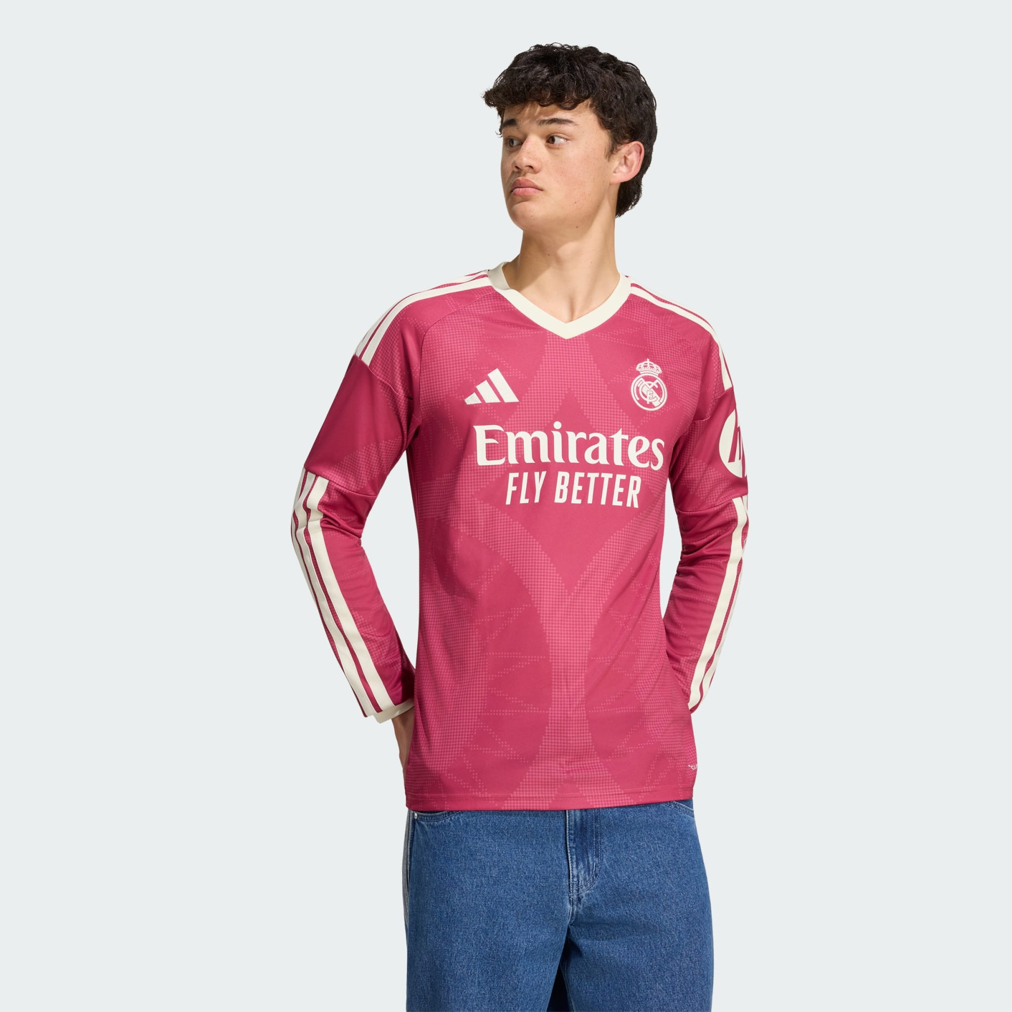 💎拉丁美洲風情重塑經典 Adidas Real Madrid 皇家馬德里 2026-27 三客長袖球迷版球衣 (可加印字章) KH1275