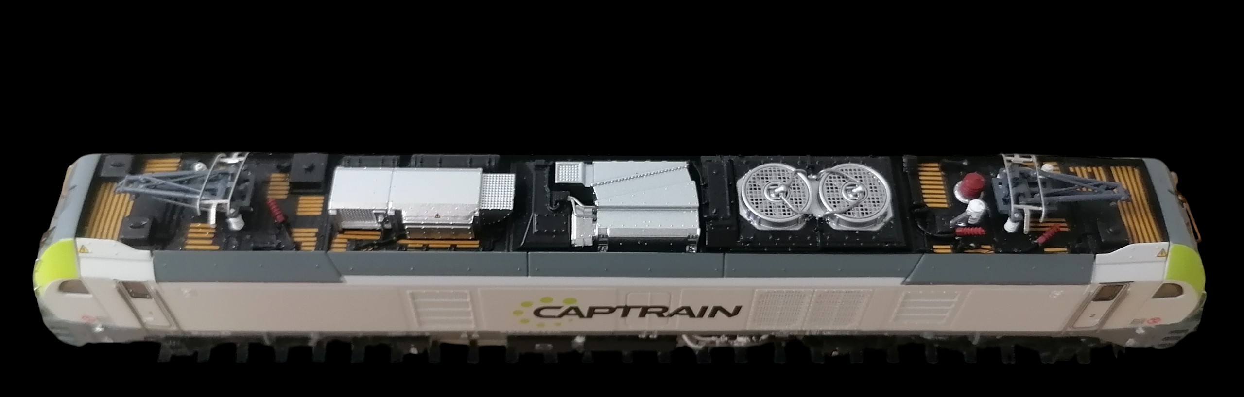 Sudexpress N比例 STADLER Euro Dual locomotive BR 159 of the Captrain Analog模擬