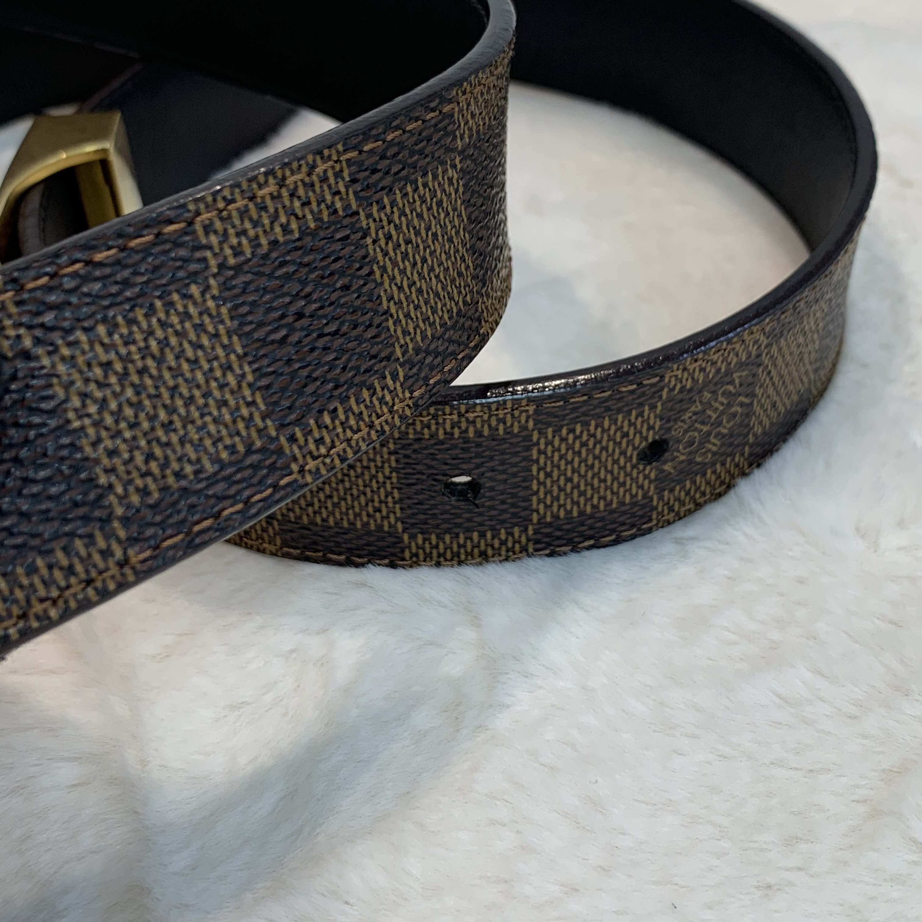 ‼️經典老花大特賣‼️LV M6944金扣頭棋盤格90/96