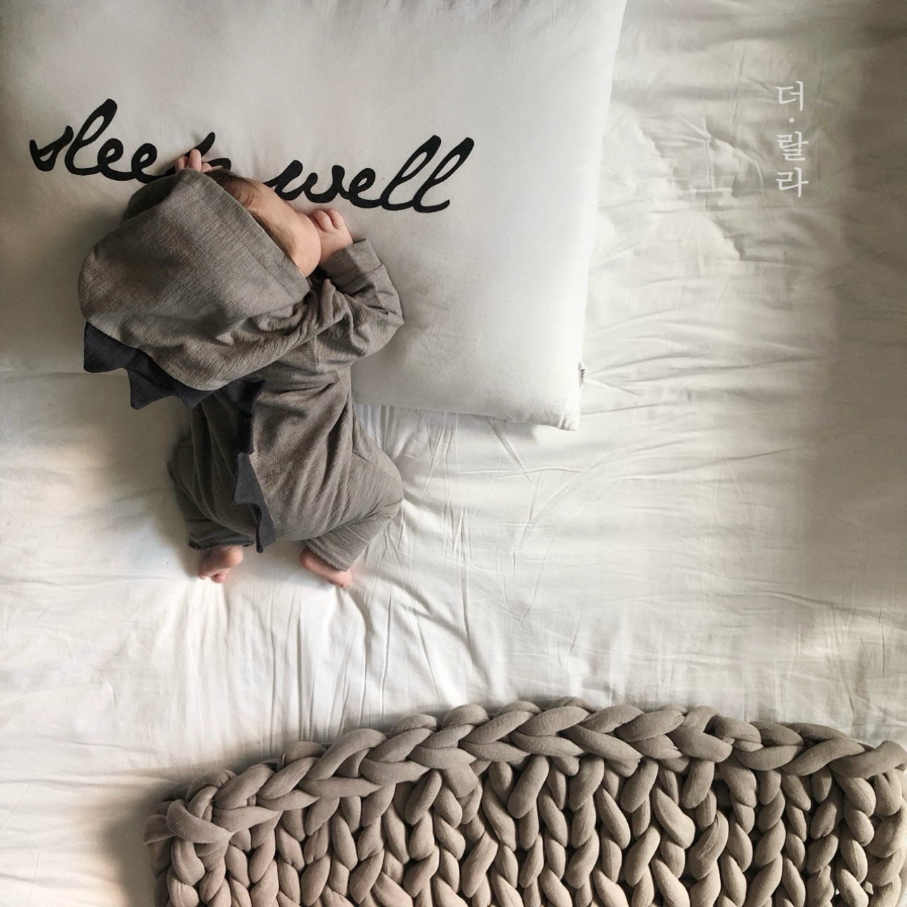 🌸預訂 韓國直送🌸🇰🇷THELALA兩色恐龍造型連帽拉鍊長袖連身服