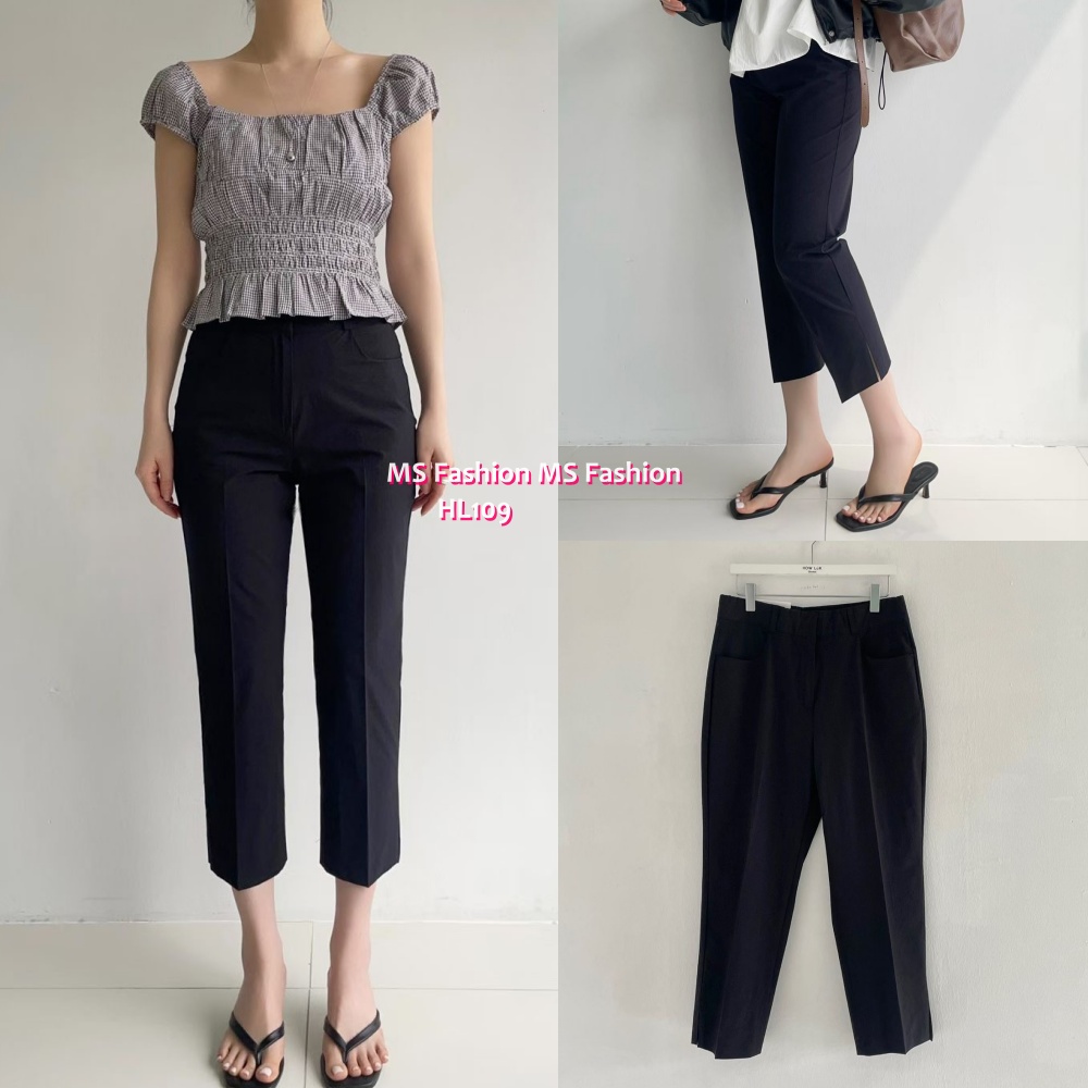 HL109 韓國🌼Howluk小開叉直腳褲