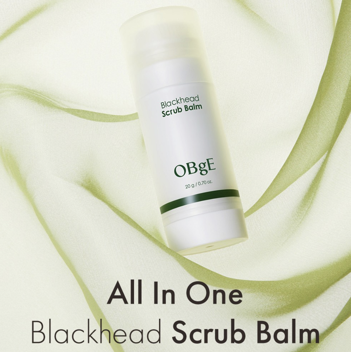 韓國 OBge 茶樹控油 黑頭清潔棒｜Blackhead Scrub Balm