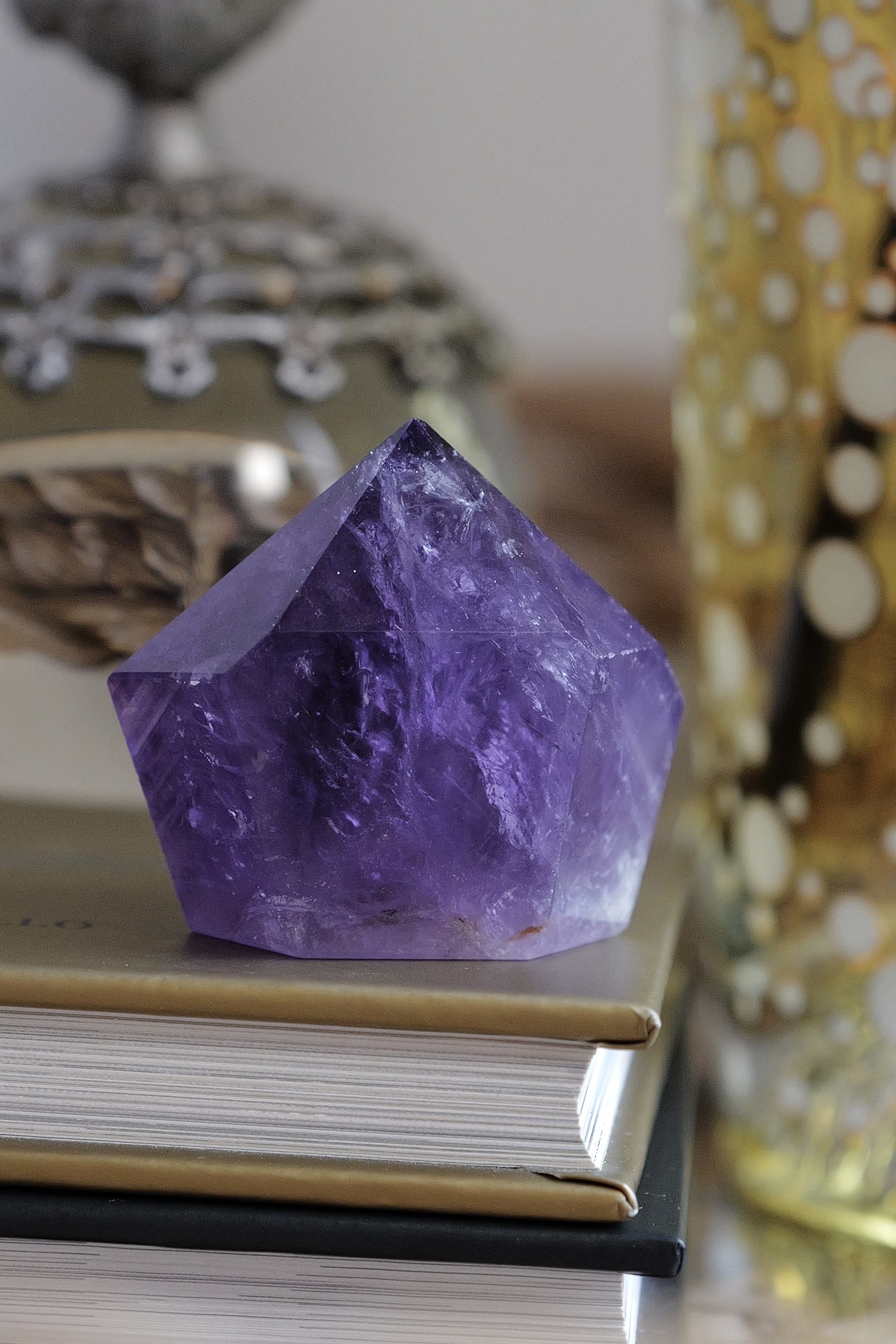  ༒4.1cm紫水晶六角小柱 ༒ AM1189H3tG6m-RA28*MS8