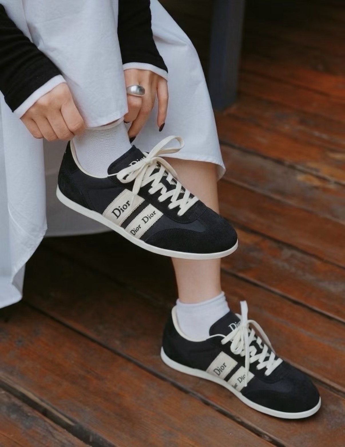 限時優惠✨新款🆕訂貨🍒Dior Ribbon Sneaker Size 36-37.5/38.5/39.5/40