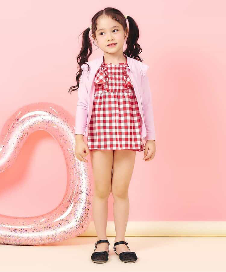 🇯🇵預訂 日本直送🇯🇵Apres les cours六色圖案印花褶皺荷葉邊連身泳衣