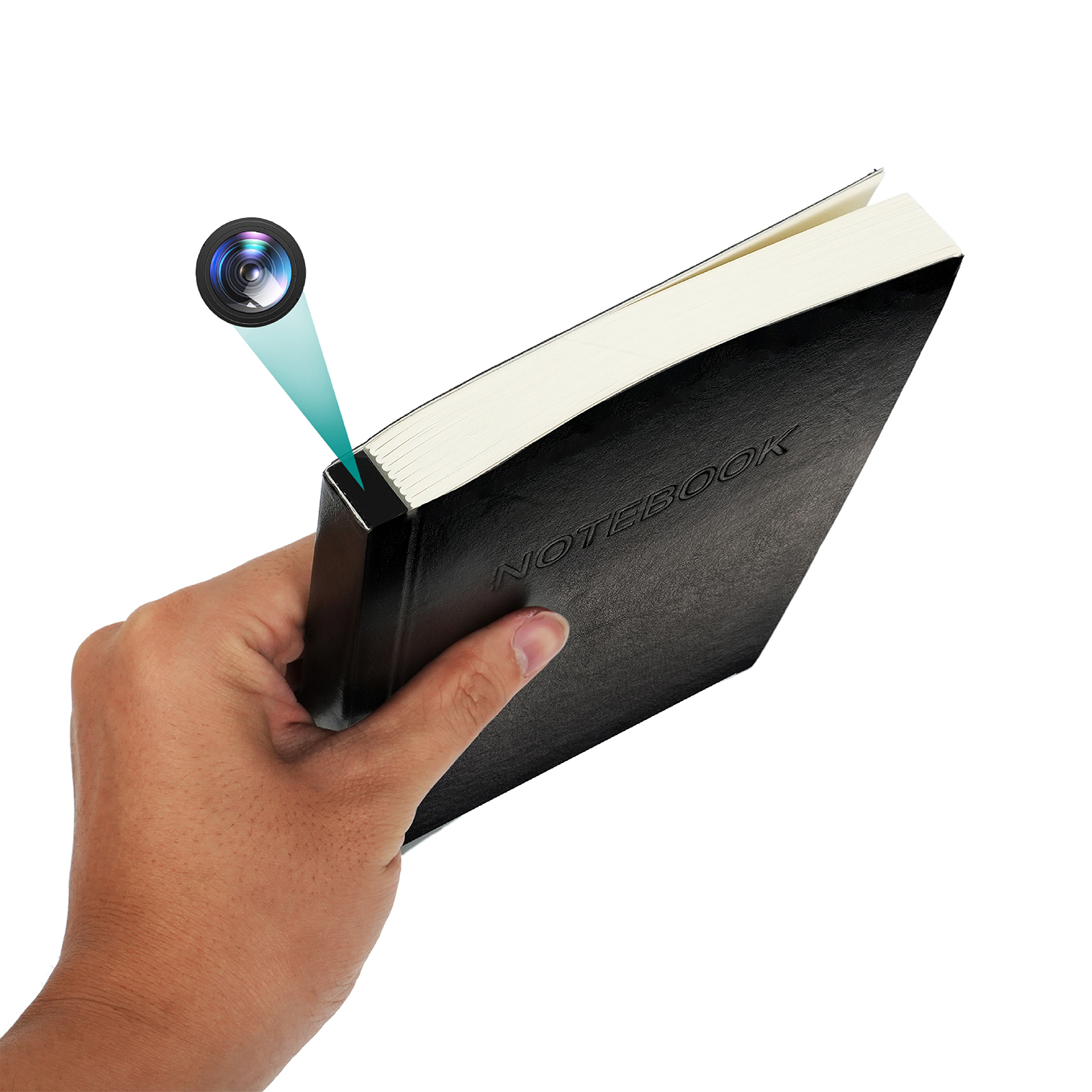 記事本造型針孔攝影機