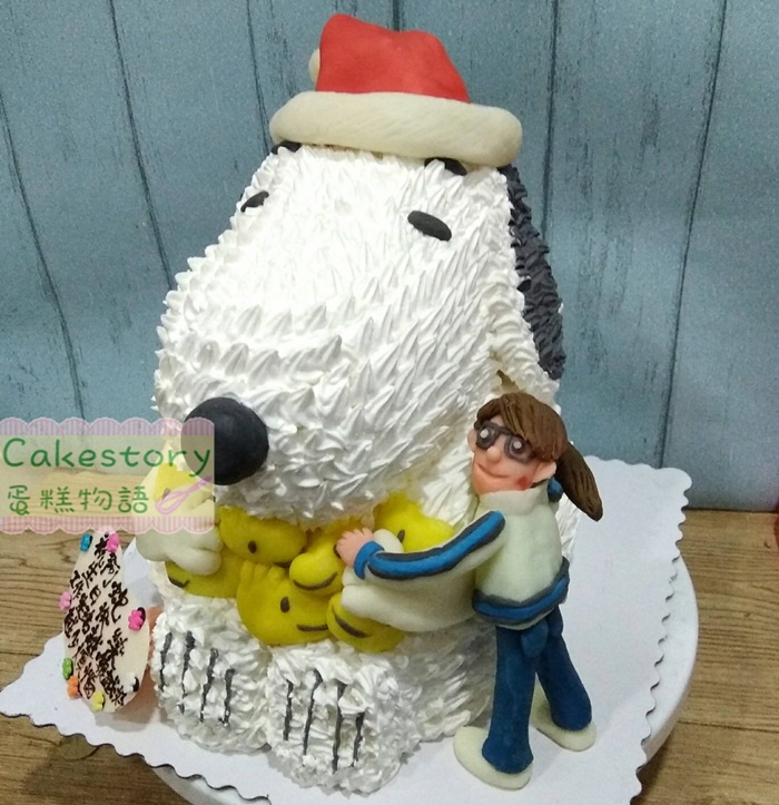 E166. Snoopy woodstock史奴比蛋糕