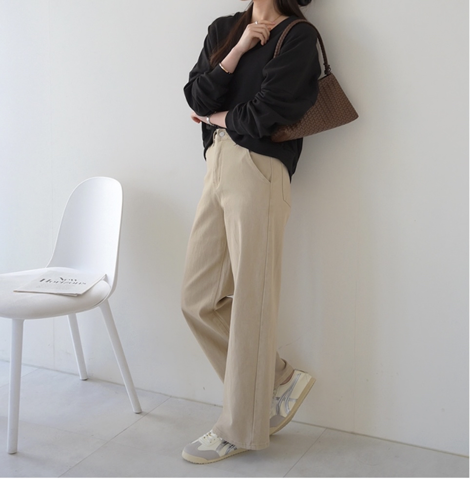 Made in Korea -靚色簡約V 領top