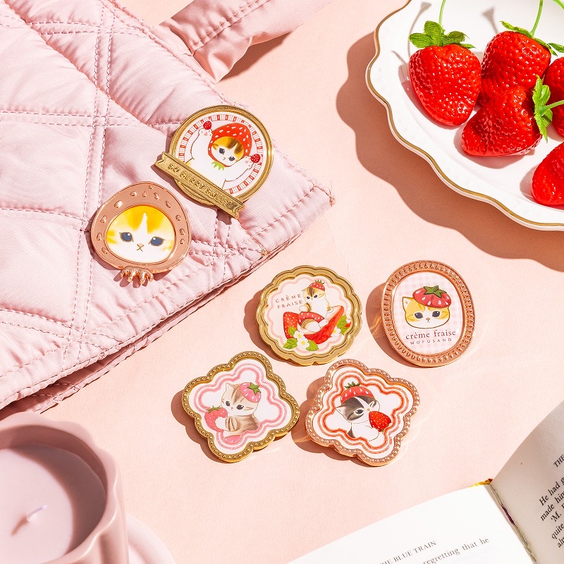 🎀【預訂】 mofusand 草莓🍓系列 襟章盲盒隨機款