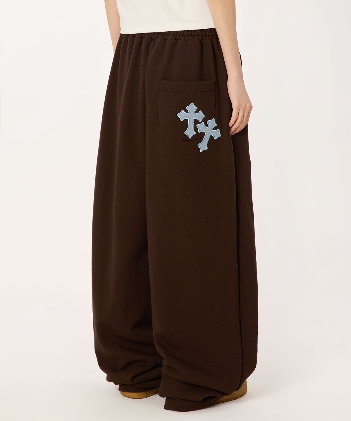 🇰🇷訂購｜BOUNDARY 26SS｜TWIN CROSS PATCH PANTS  3色 